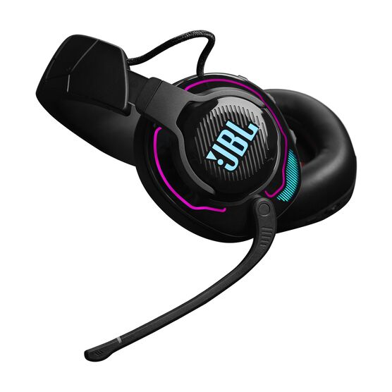 JBL Quantum 910 Wireless - Black - Wireless over-ear performance gaming headset with head  tracking-enhanced, Active Noise Cancelling and Bluetooth - Detailshot 6 JBL Quantum 910 Wireless - Black - Wireless over-ear performance gaming headset with head  tracking-enhanced, Active Noise Cancelling and Bluetooth - Detailshot 6